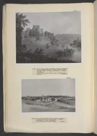 Bothwell Castle, by Hugh William Williams, watercolor, 1802