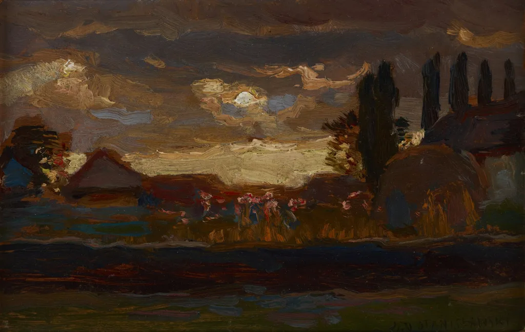 Ukrainian Landscape, by Jan Stanisławski, unspecified, 1900