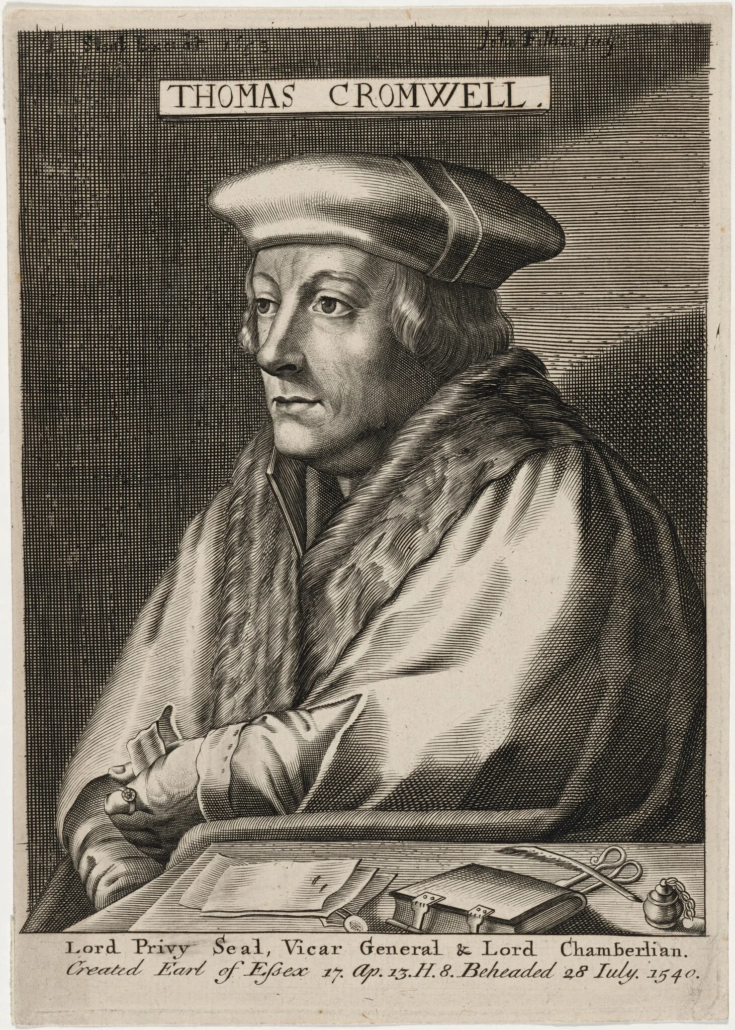 Thomas Cromwell, Earl of Essex, detail