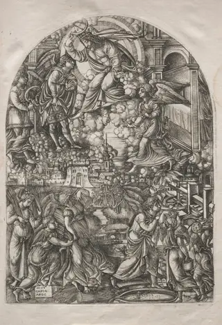 The Apocalypse:  The Winepress of the Wrath of God, by Jean Duvet, 1551
