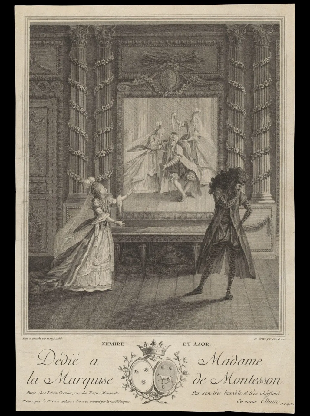H Beard Print Collection, by Ingouf Lainé, 1750