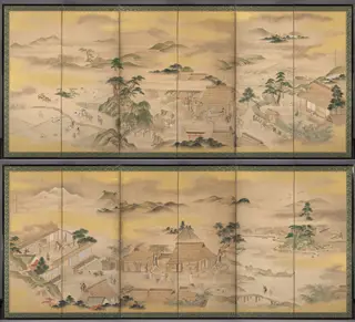 Spring and Autumn Farming, by Kō Sūkoku, unspecified, 1704