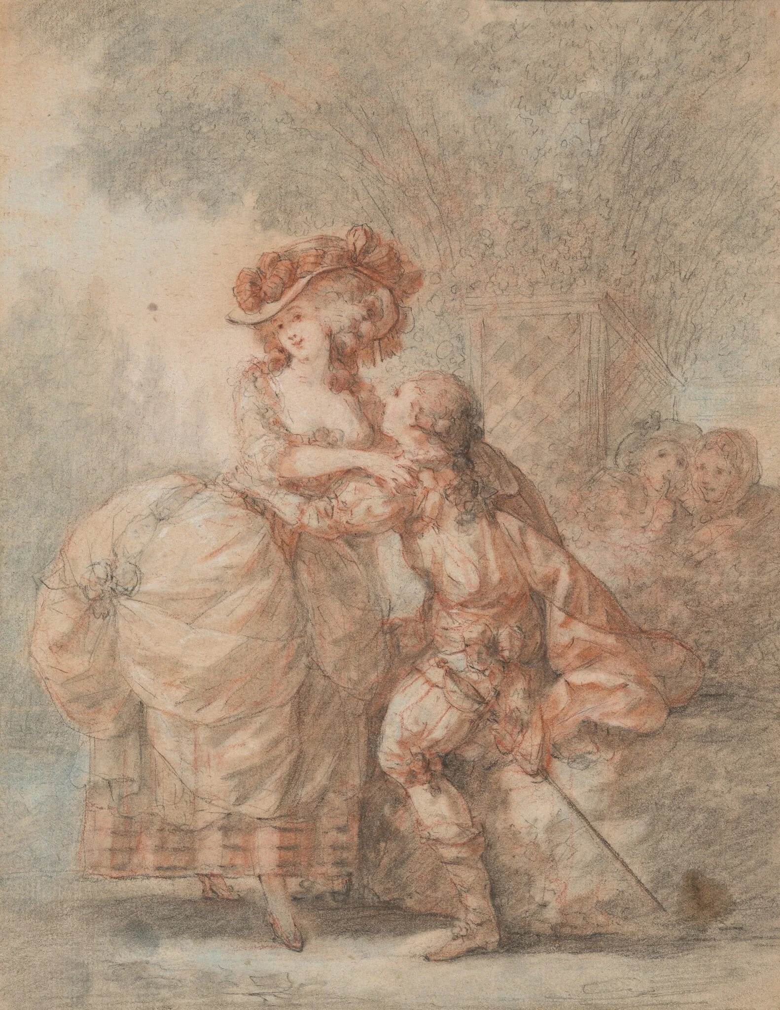 The Declaration of Love, detail