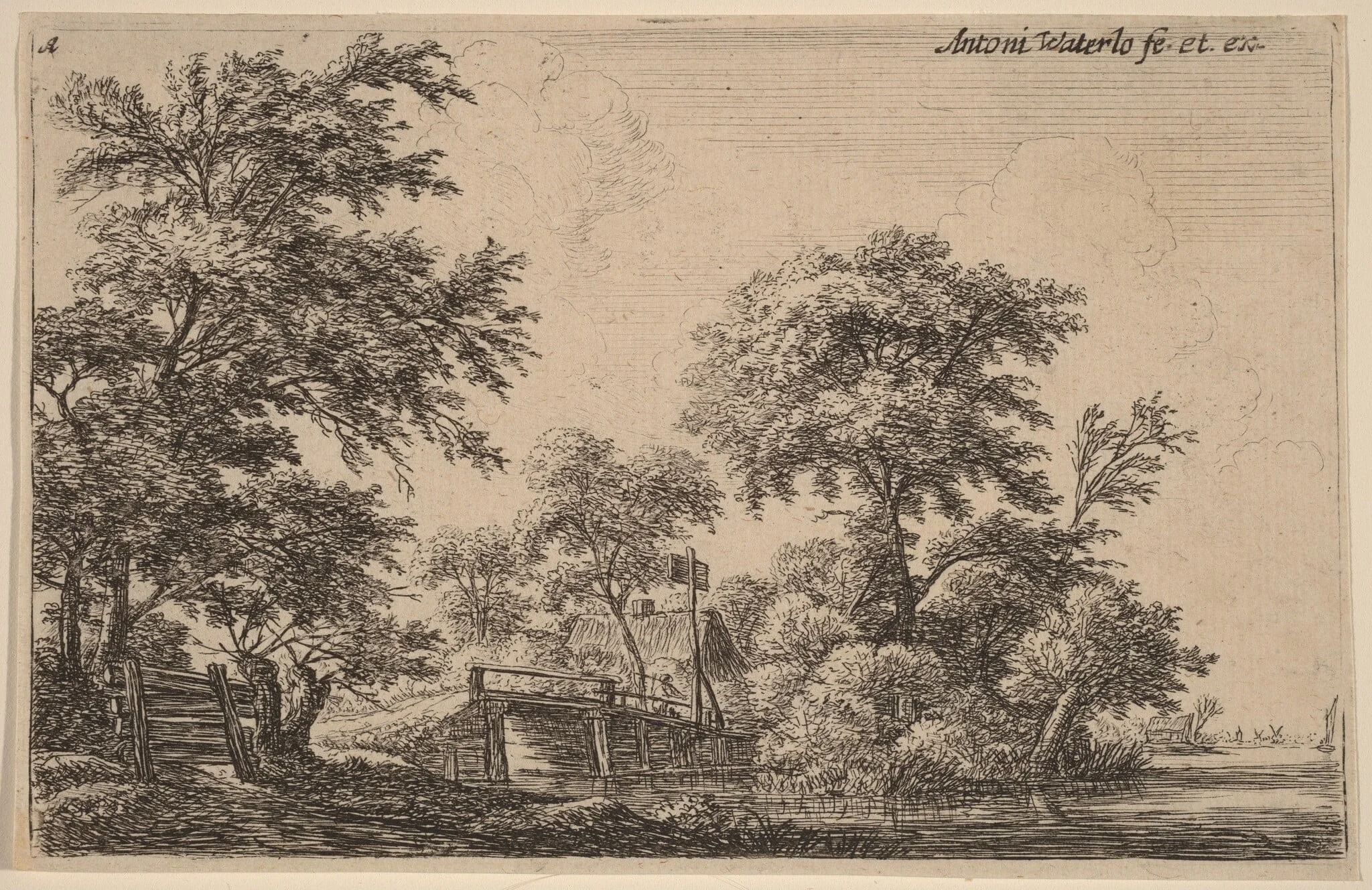 Planks Attached to Four Trees, detail