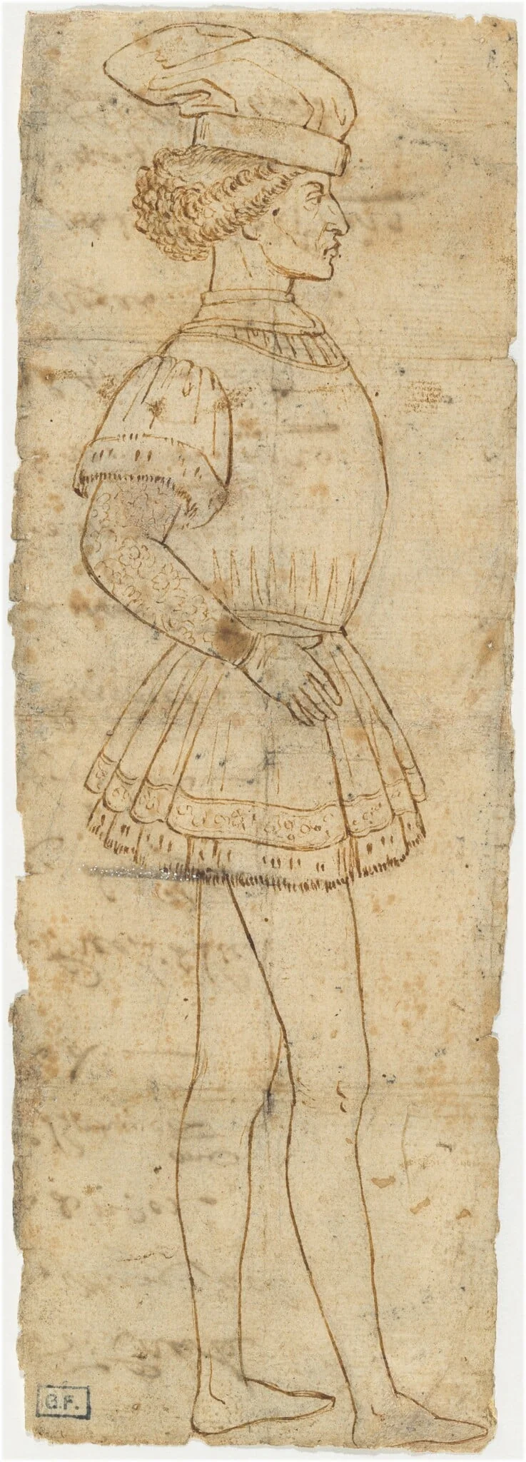 Standing Youth, detail