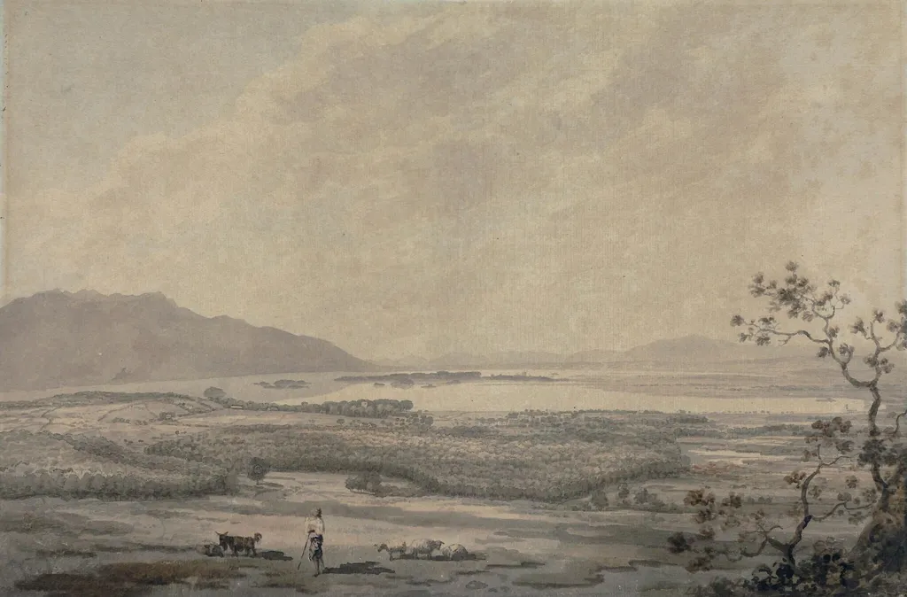 Killarney from the Hills above Muckross, by William Pars, watercolor, 1771