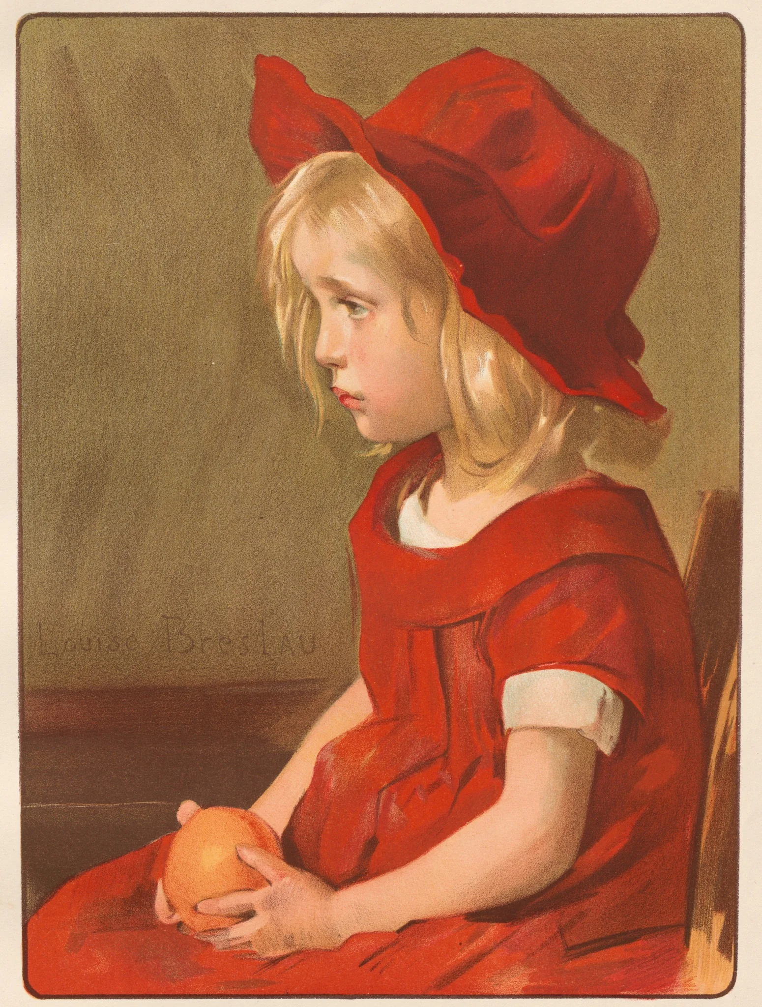 Fillette à l'Orange, detail