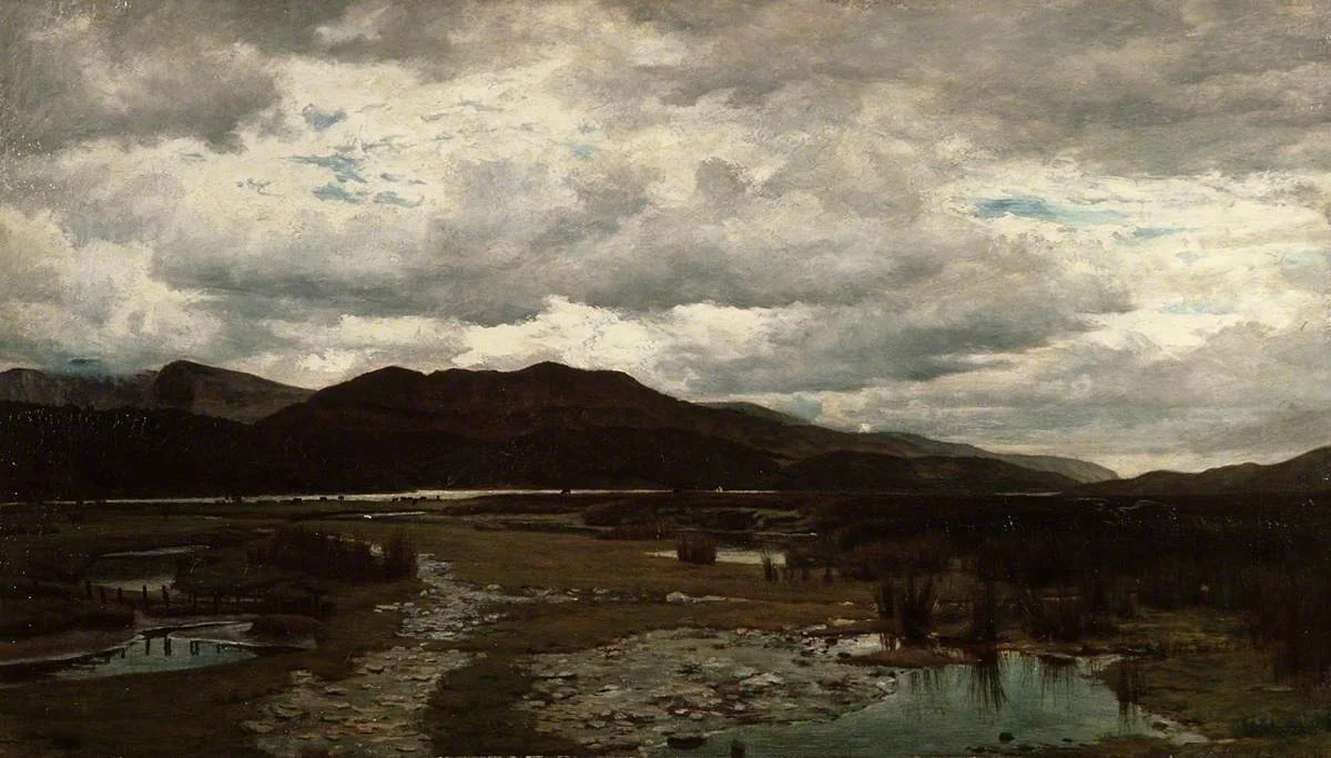Salt Marshes, Bont Ddu, detail