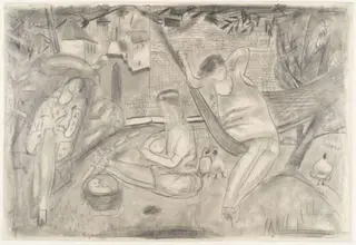 The Three Sisters, by Frances Hodgkins, 1931