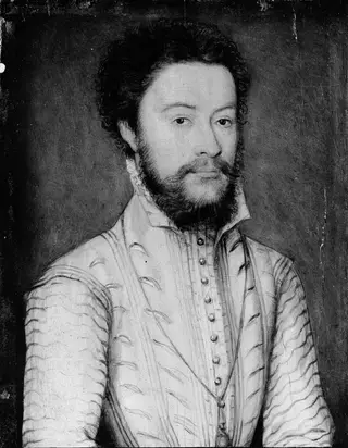 Portrait of a Bearded Man in White, by Corneille de Lyon, oil
