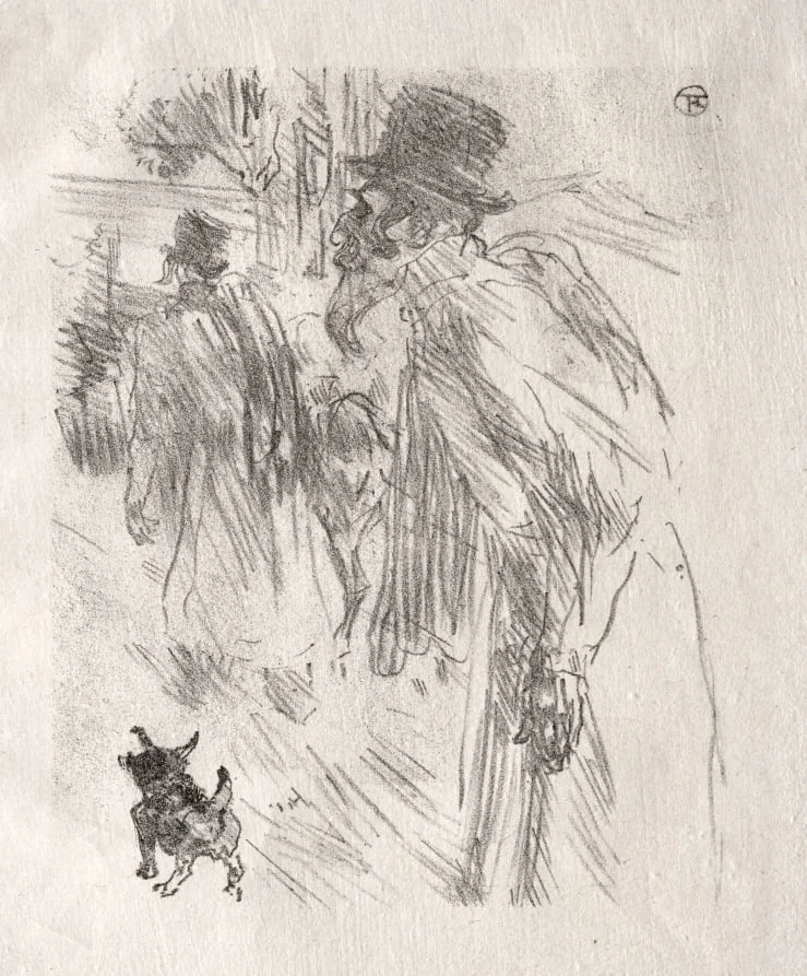 Au pied du Sinaï: Les Juifs Polonais, Carlsbad, detail