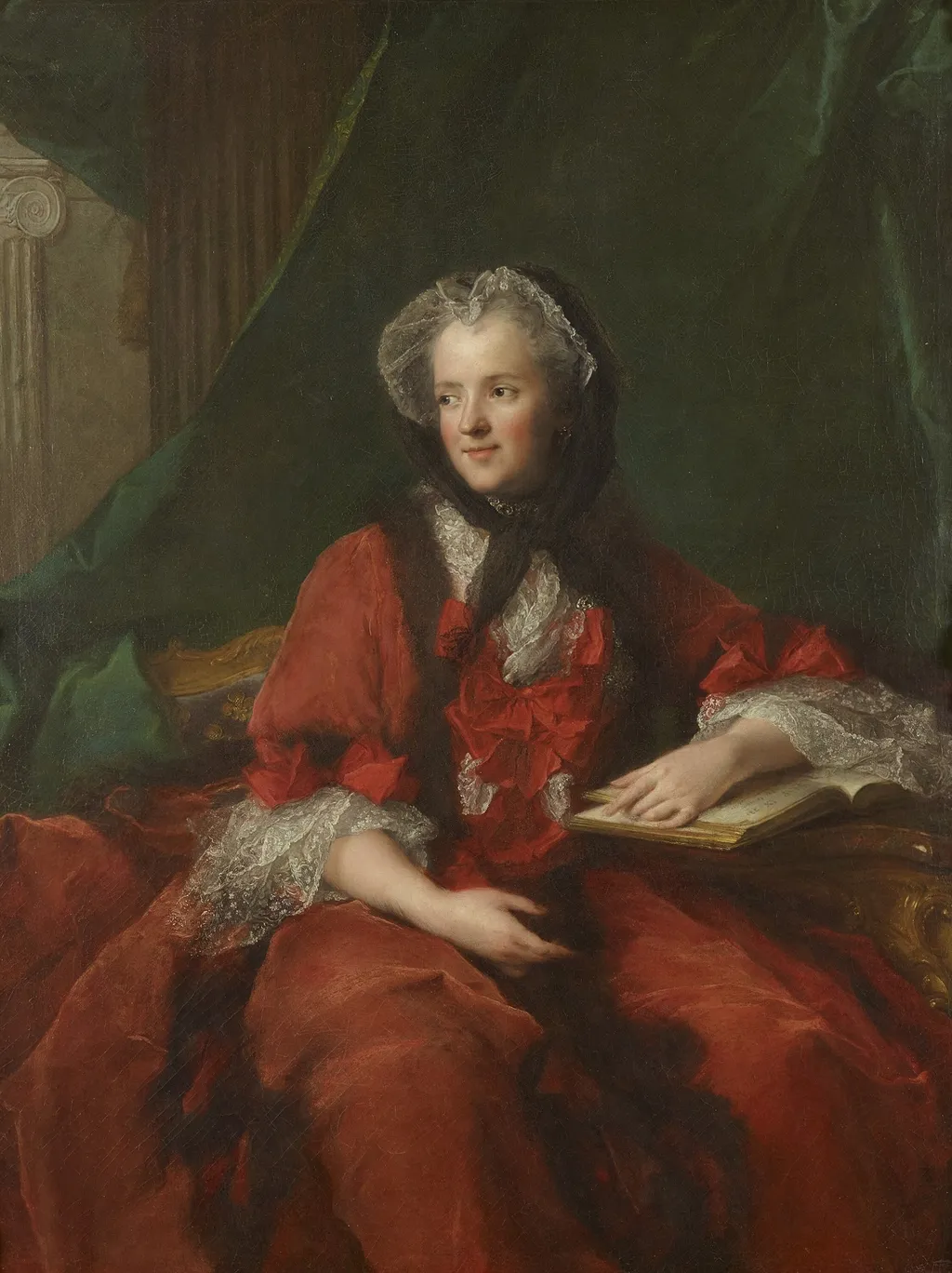 Portrait of Marie Leszczyńska, by Jean-Marc Nattier, oil, 1748