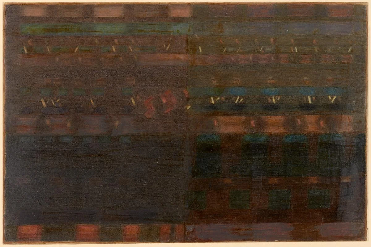 Vorbereitung. Gesamtkomposition VI. Andacht im Esssaal, detail