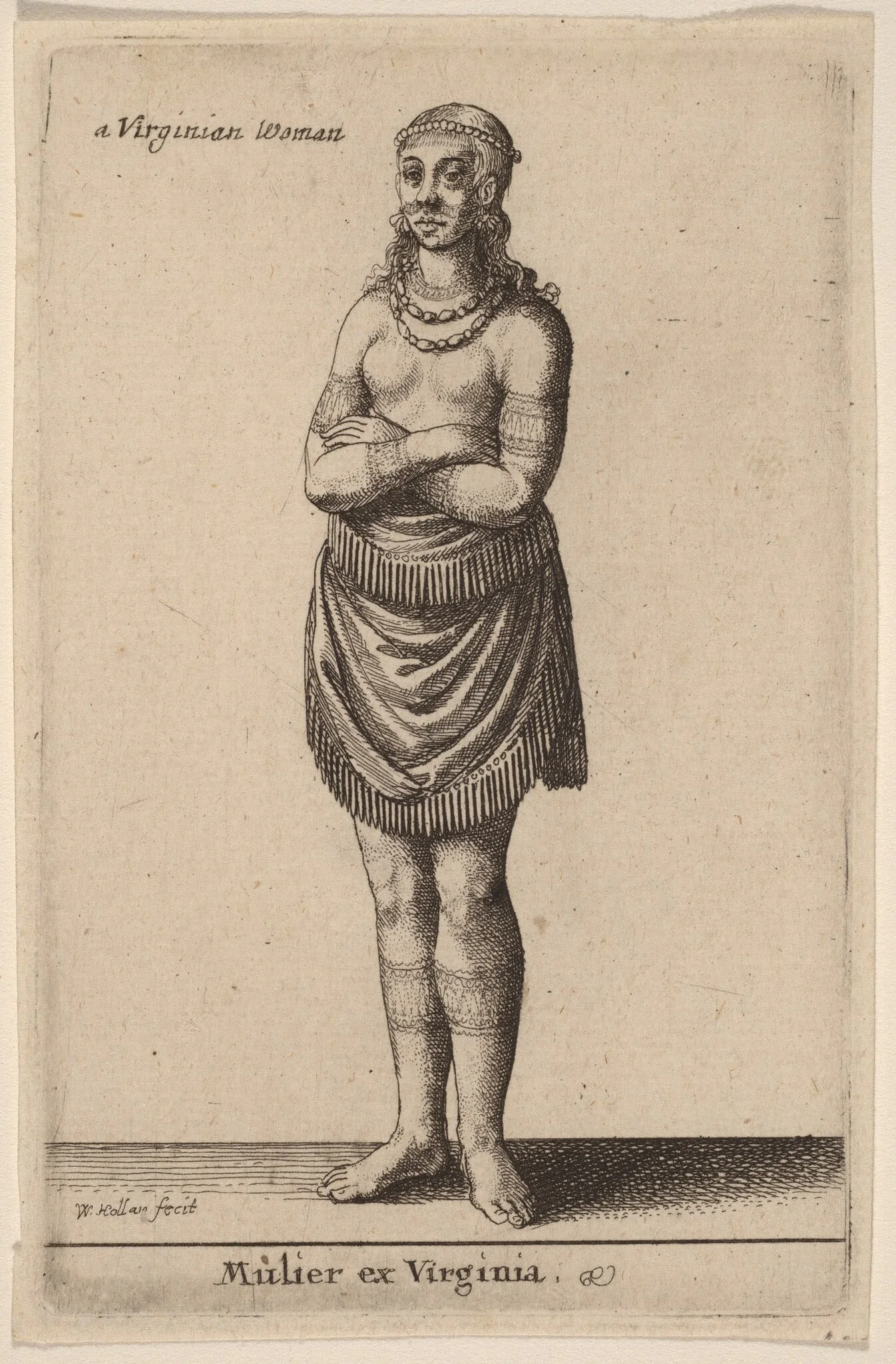 Mulier ex Virginia, detail