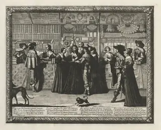 La Galerie du Paris, by Abraham Bosse, 1640