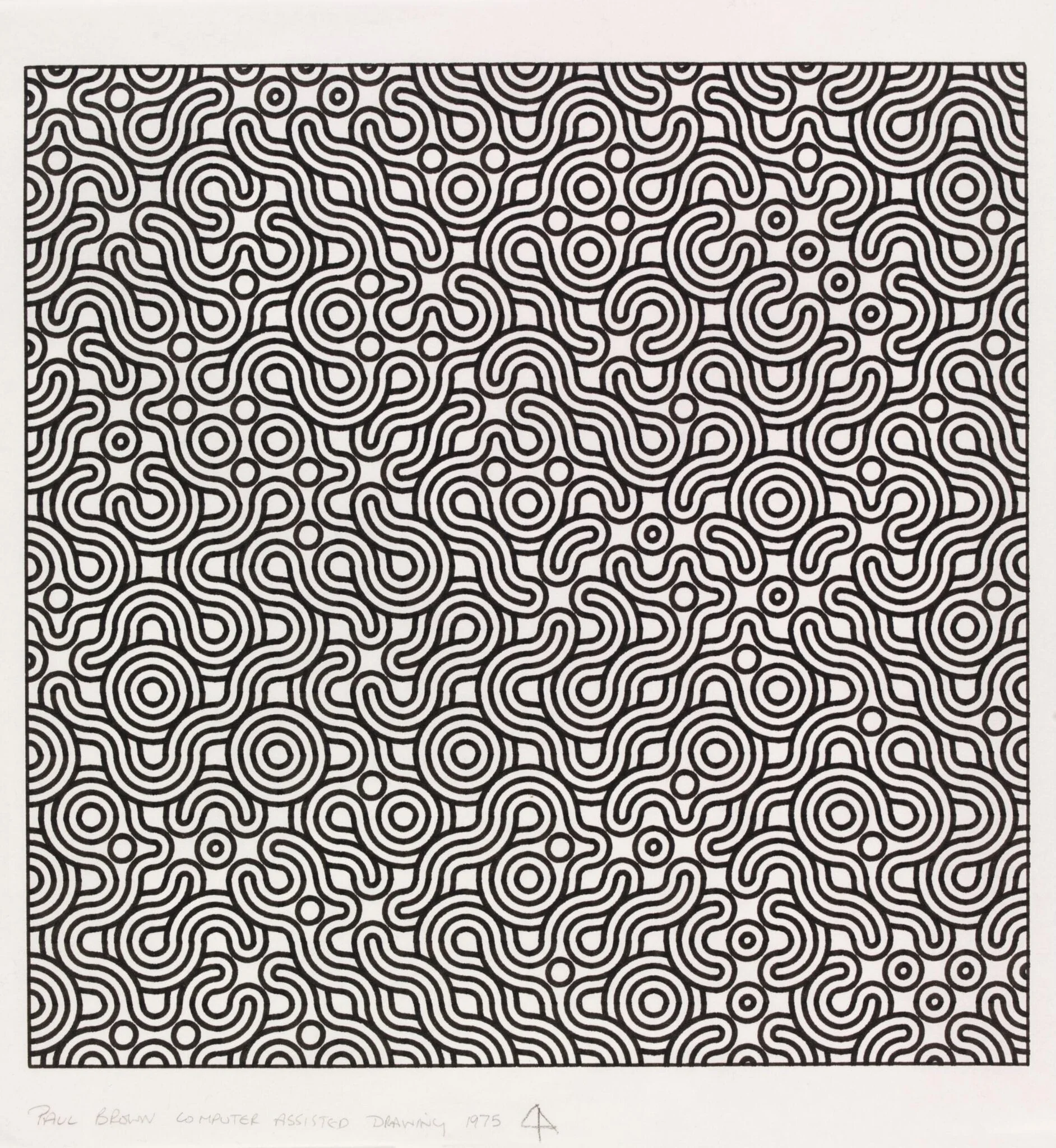 Untitled, Computer Assisted Drawing, detail