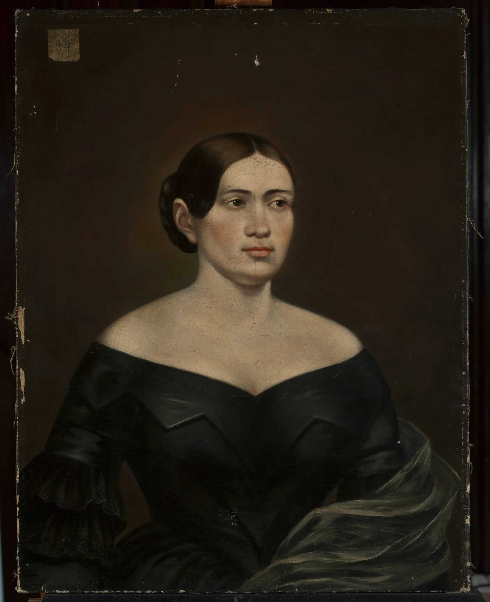 Portrait of Princess Tenisheva, detail