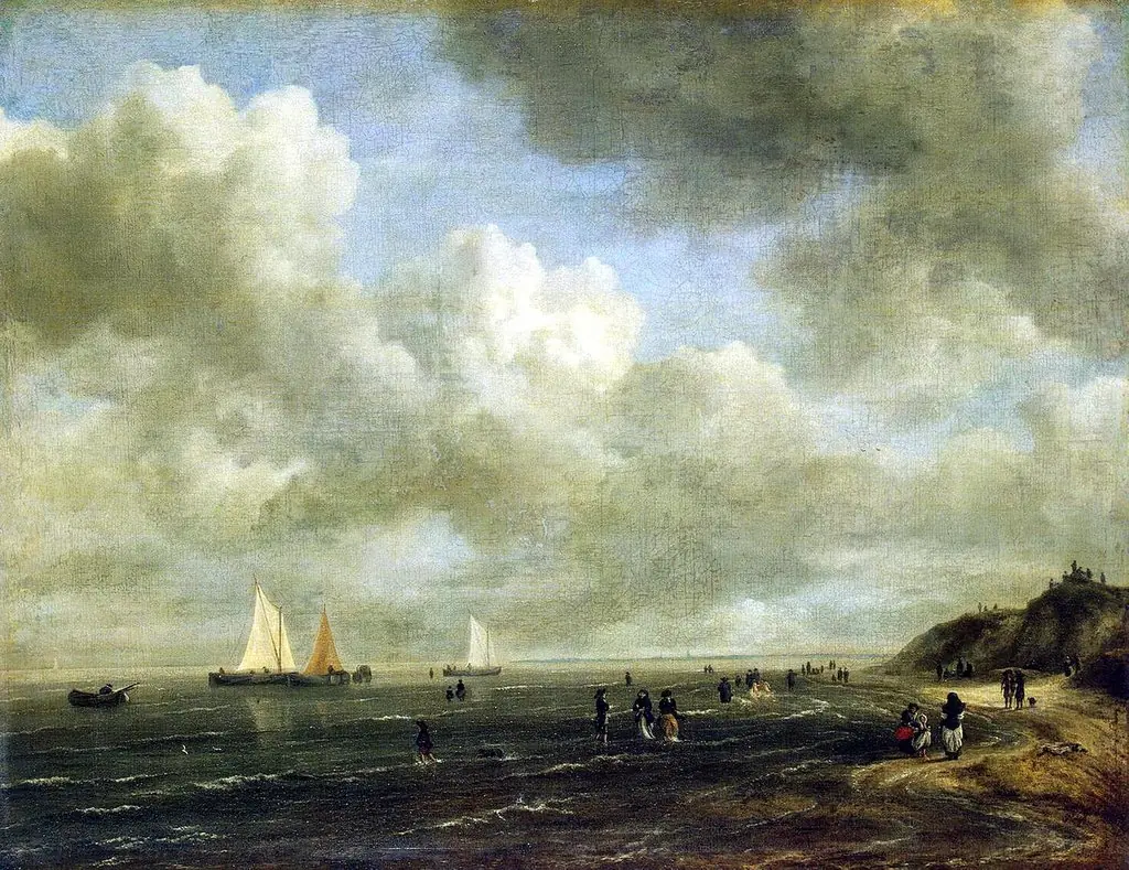 Seashore, by Jacob van Ruisdael, oil