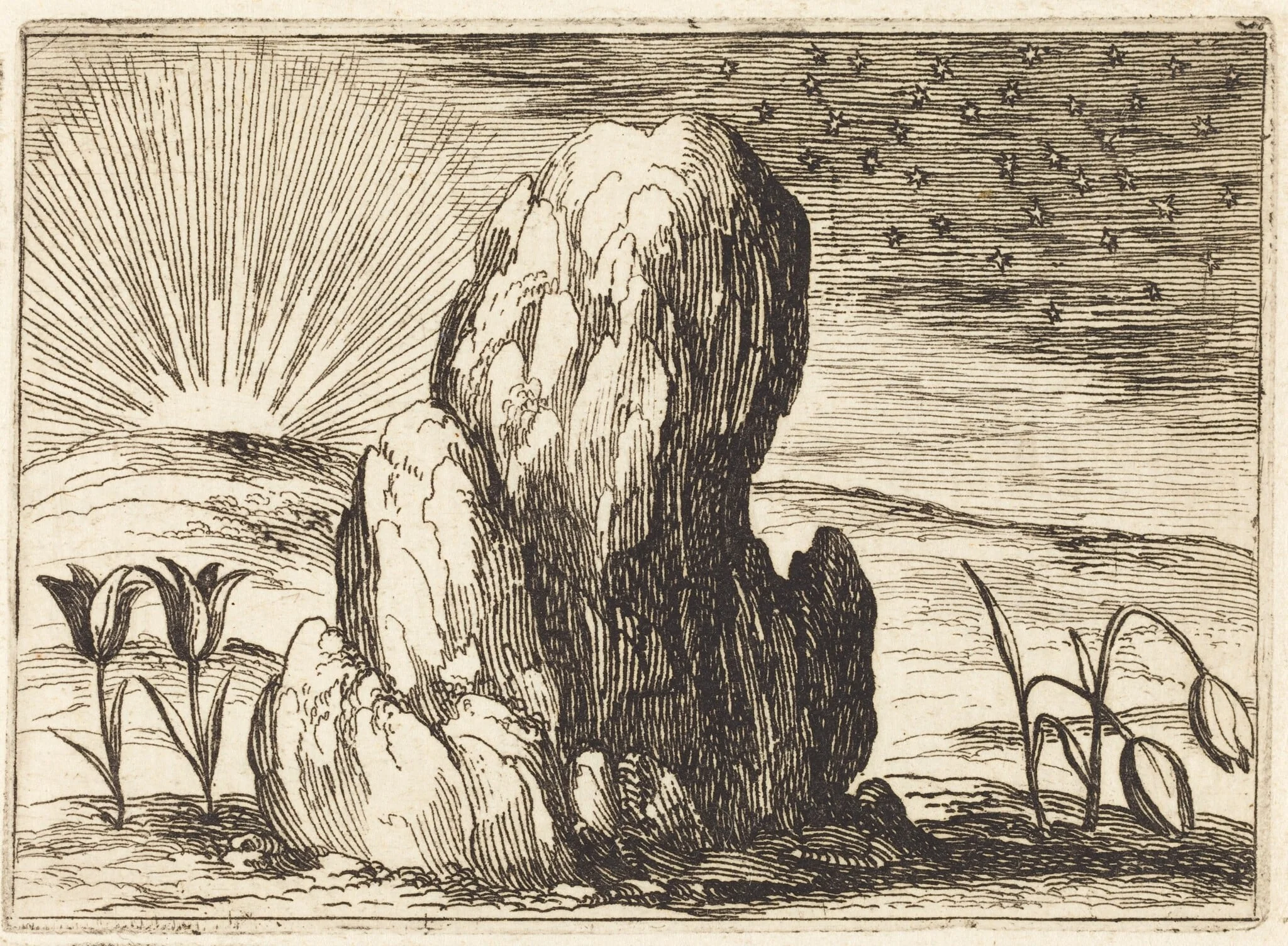 The Tulips and the Sun, detail