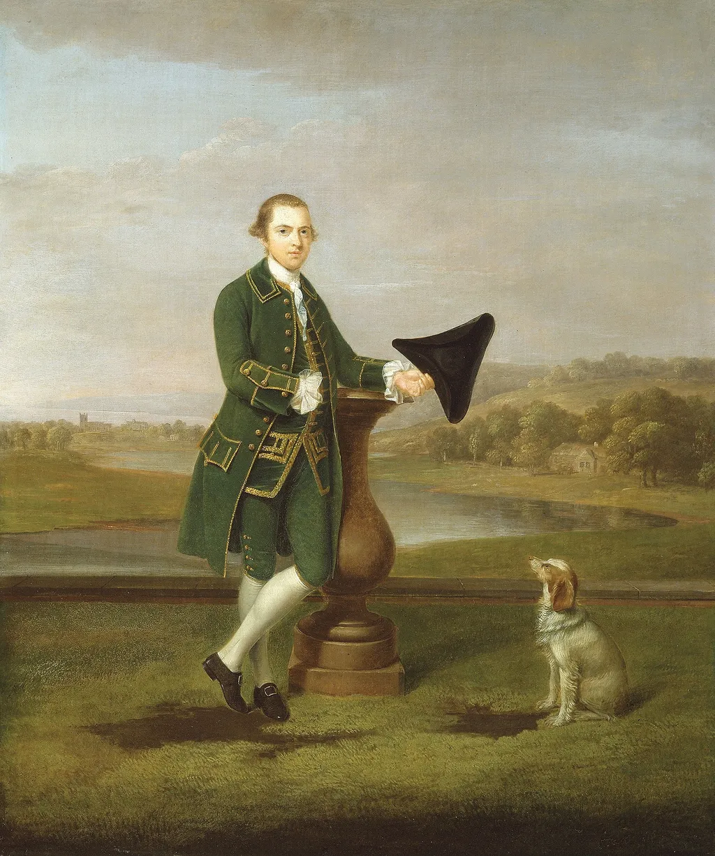Portrait of a Man, by Arthur Devis, oil, 1763