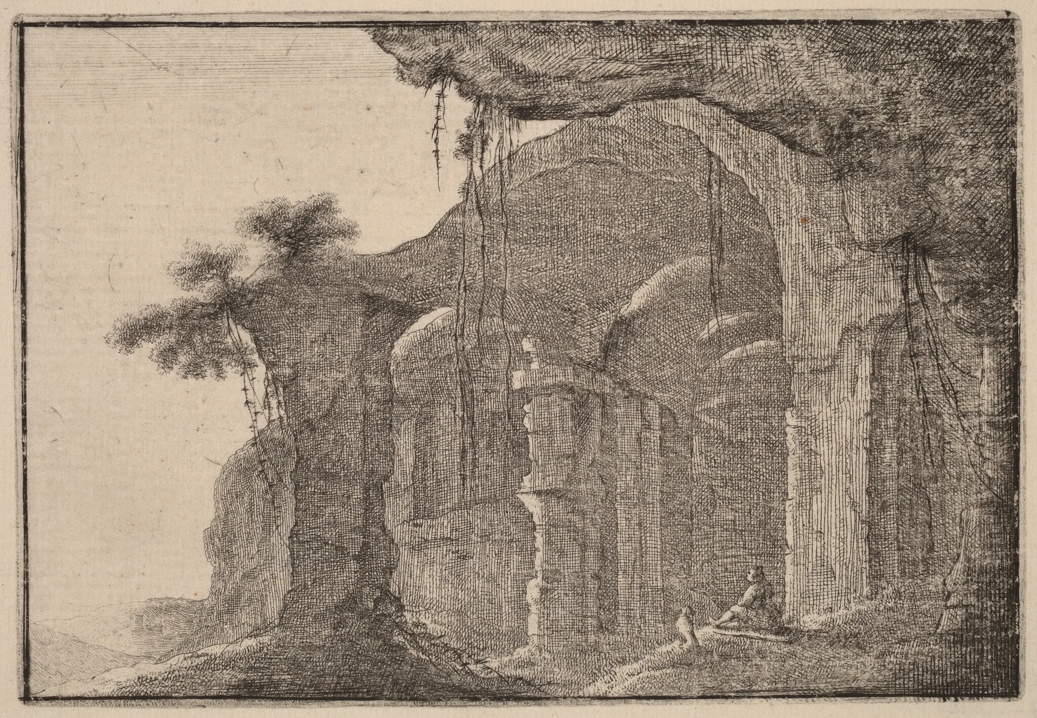 Ruins of an Amphitheater, detail