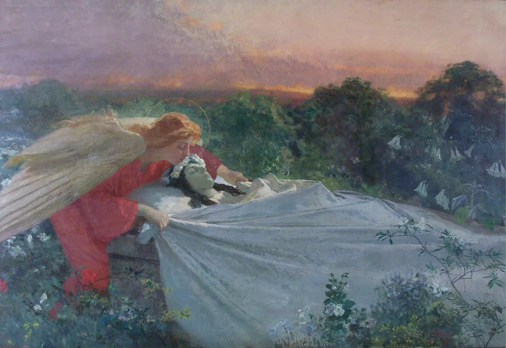 The Angel of Death, by Domenico Morelli, oil, 1899