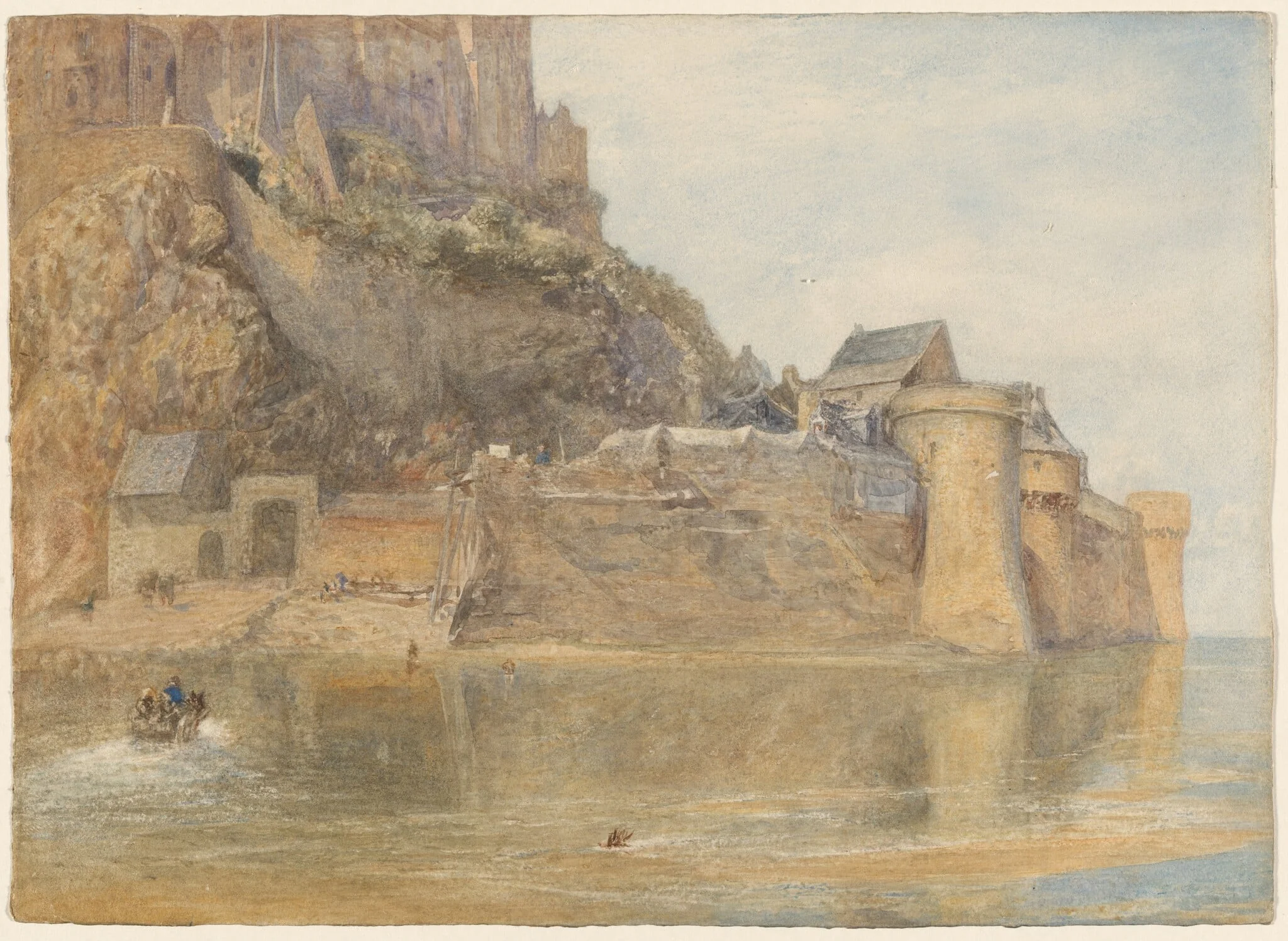 The Ramparts, Mont St. Michel, France, detail