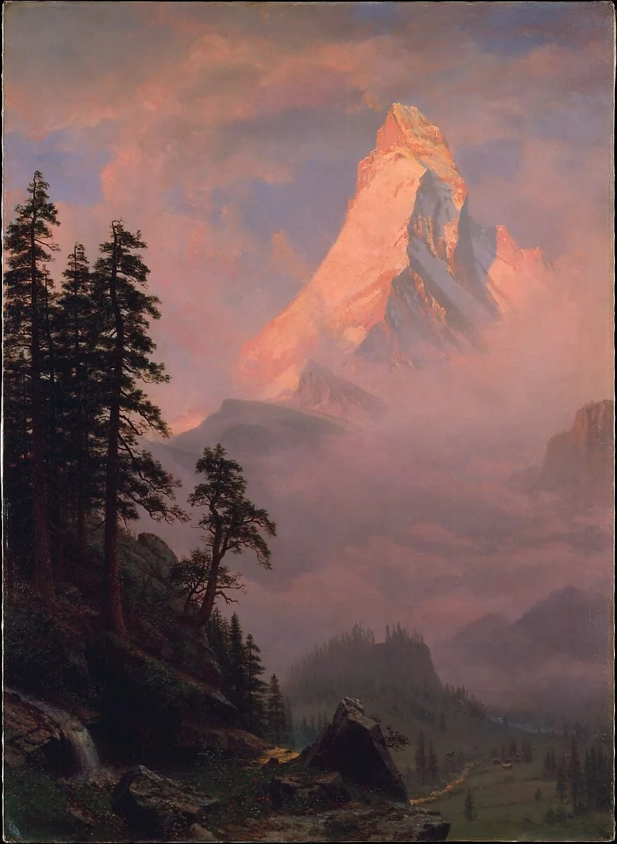 Sunrise on the Matterhorn, detail