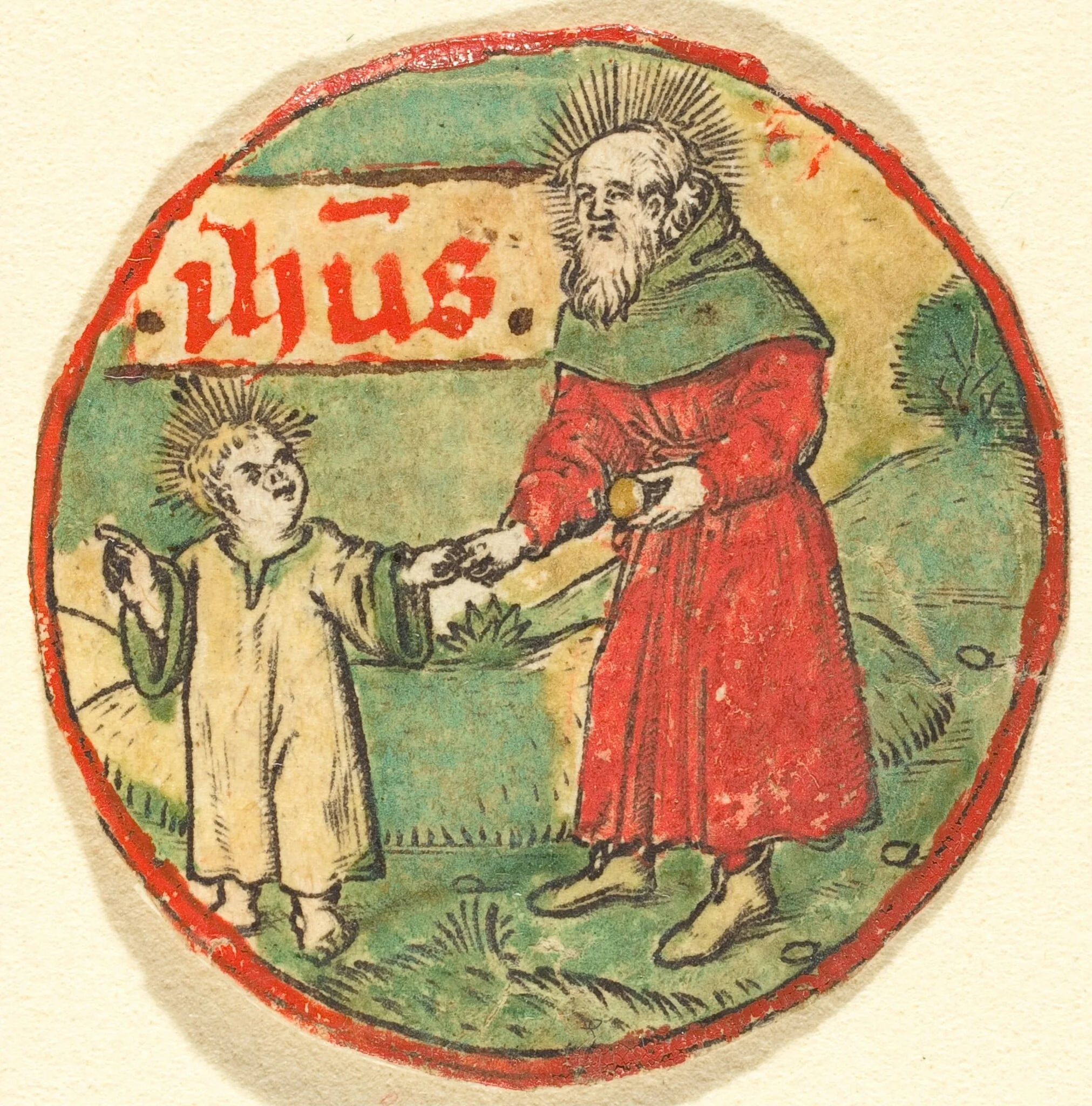 Joseph and the Christ Child, detail
