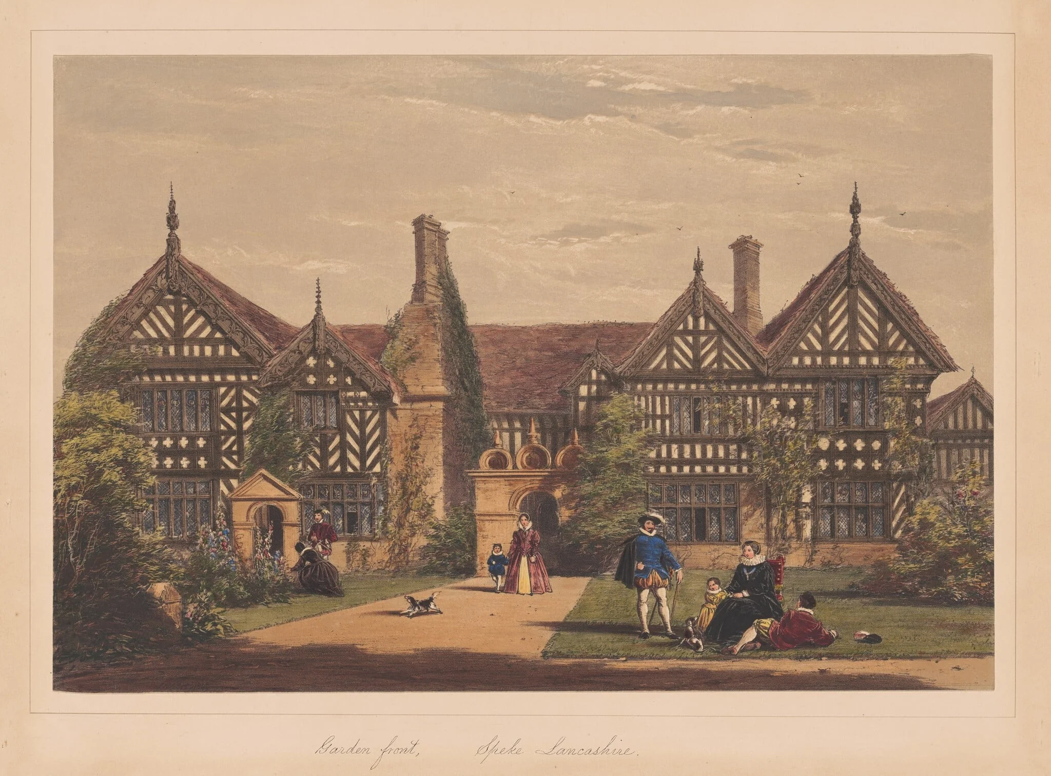 Garden Front, Speke, Lancashire, detail