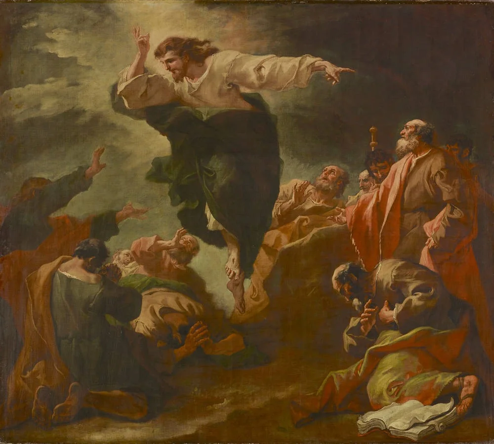 Christi Himmelfahrt, detail