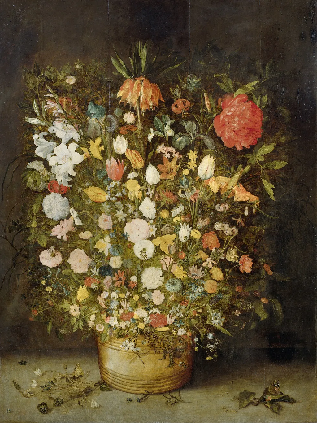 Still Life with Flowers, by Jan Brueghel, the elder, oil