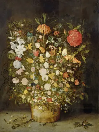 Still Life with Flowers, by Jan Brueghel, the elder, oil