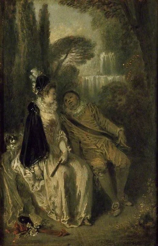 Le Repos Gracieux (The Graceful Rest), detail