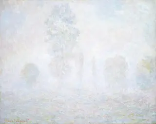 Morning Haze, by Claude Monet, oil, 1888