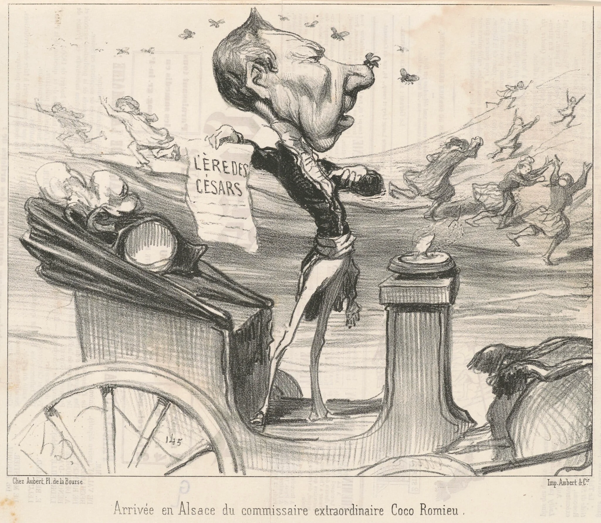 Arrivée en Alsace du commissaire ..., detail