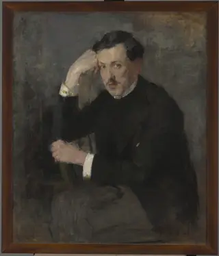 Portrait of Józef Czajkowski – two-sided painting, by Olga Boznańska, unspecified, 1898