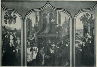 Van Riebeke-Parmentier triptych, by Jan Provoost, oil, 1521