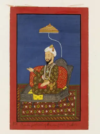 Untitled, by Ram Gopal, paint, 1890