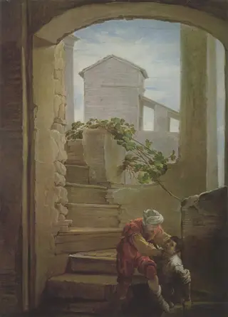 Parable of the Wicked Servant, by Domenico Fetti, oil, 1620