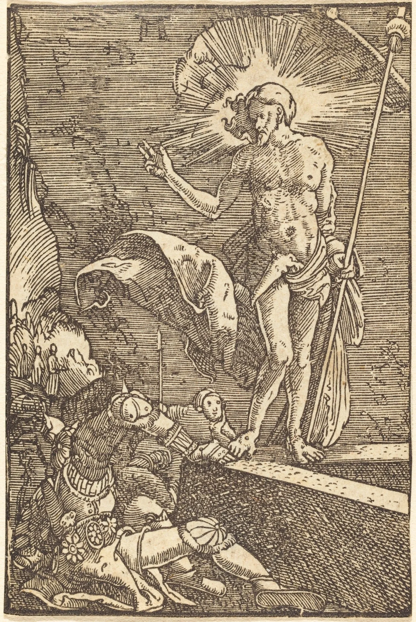 The Resurrection, detail
