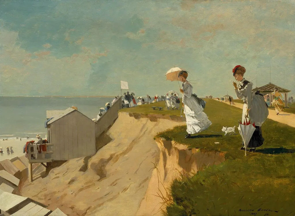 Long Branch, New Jersey, by Winslow Homer, oil, 1869