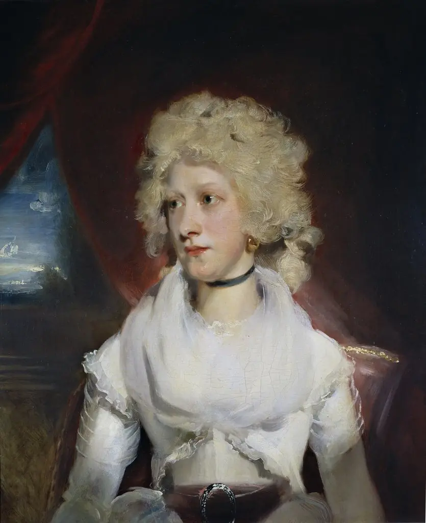 Miss Marthe Carr, by Thomas Lawrence, oil, 1795