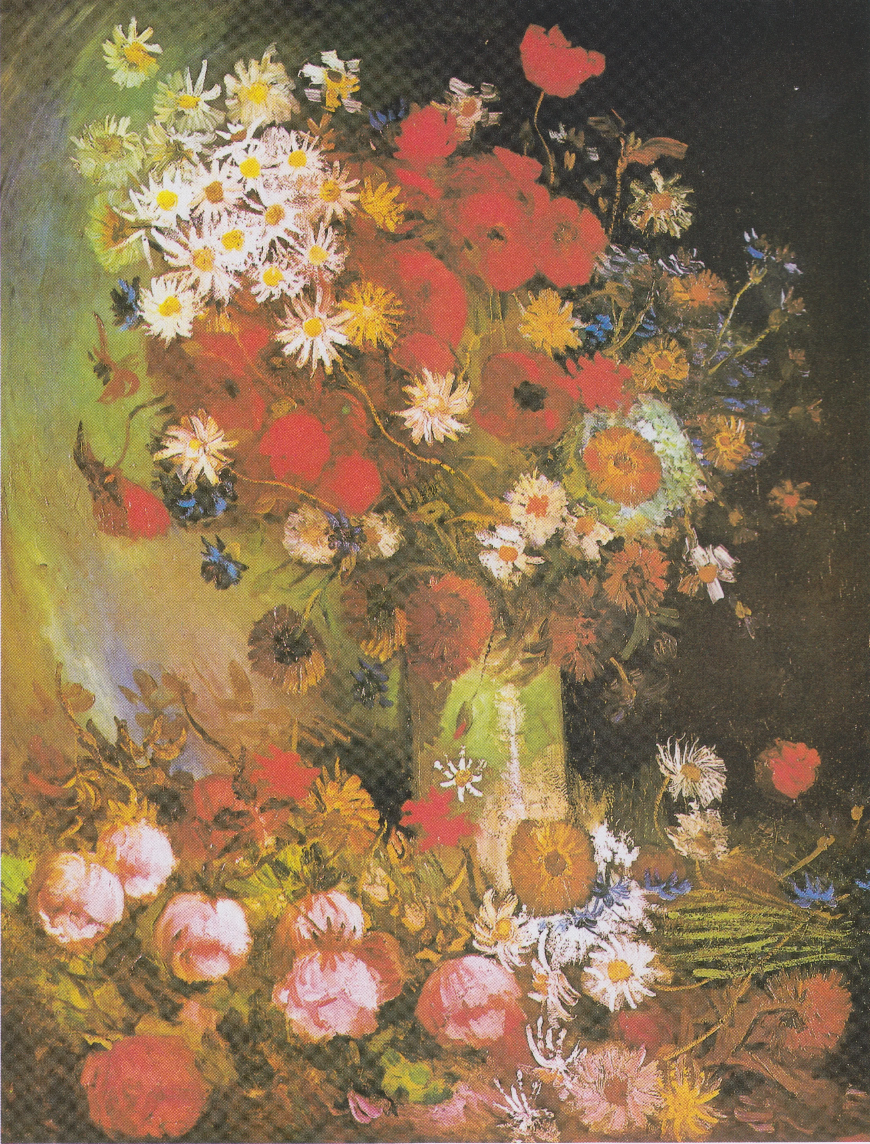 Still Life with Meadow Flowers and Roses, detail