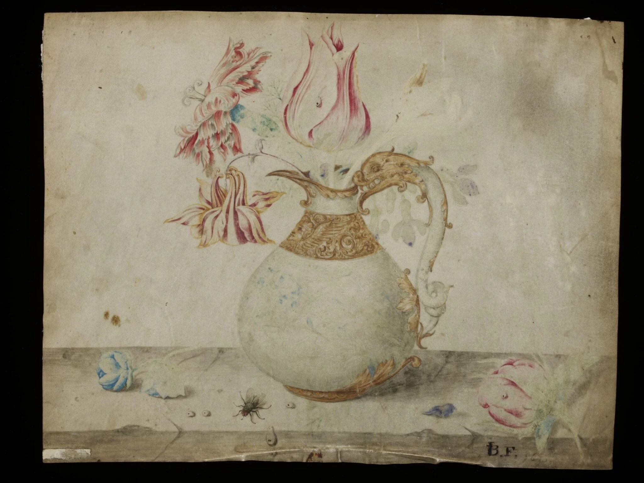 Floral still-life, detail