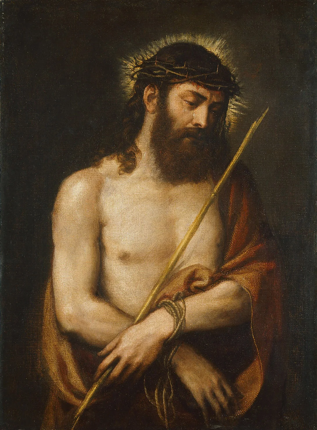Christ Crowned with Thorns, detail
