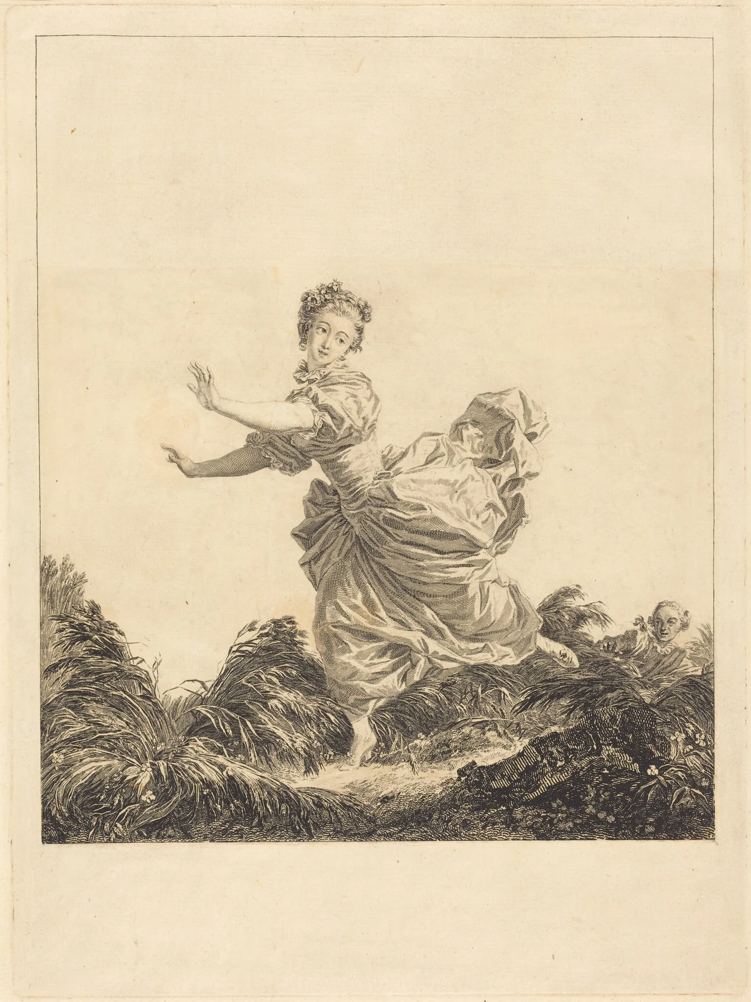 La Fuite à dessein (The Pre-Arranged Flight), detail