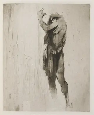 Herodias: Page 27, The voice rose: Woe to thee, Pharisees and Sadducees, race of vipers, bursting with pride!, by William Walcot, 1928