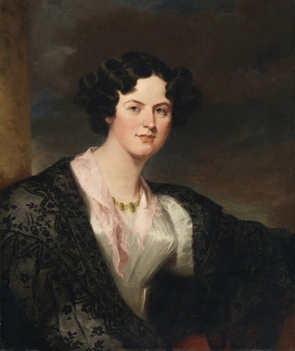 Portrait of Mrs Clementson, by Martin Archer Shee, oil, 1819