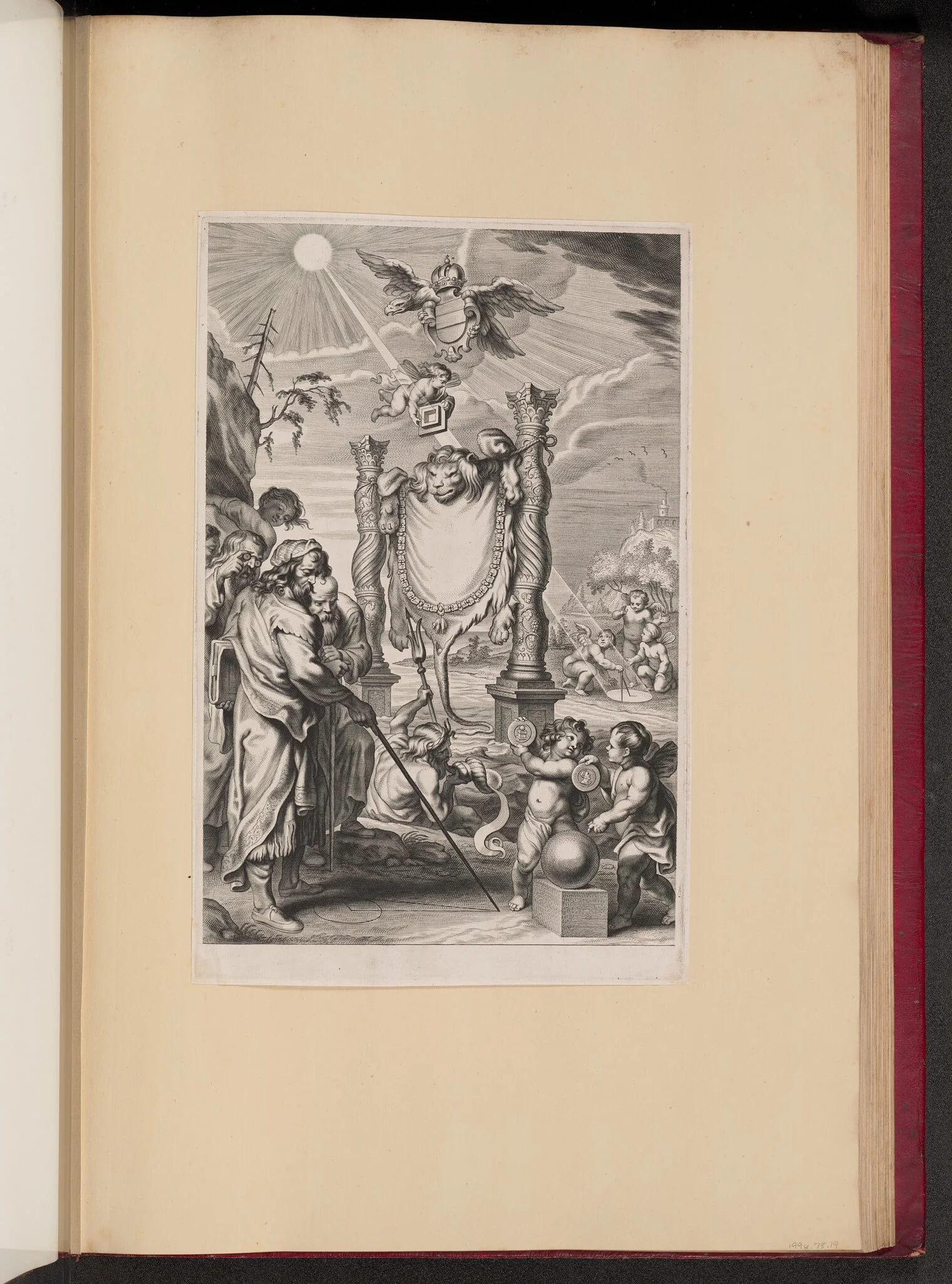 Title Page for G. de St. Vincent, Opus Geometricum Quadraturae Circuli, detail